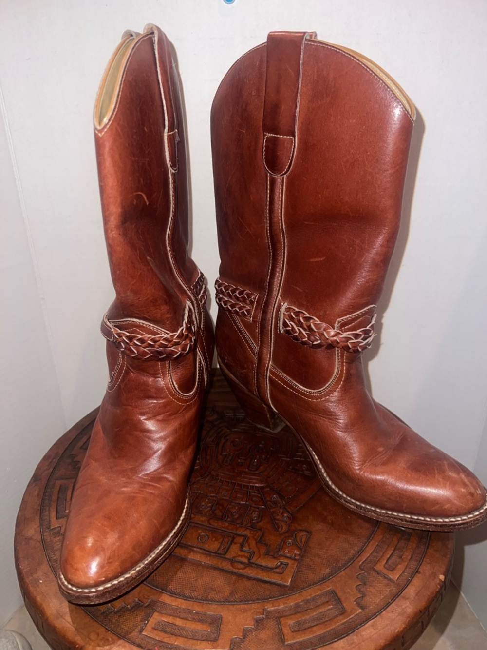 TOWN & COUNTRY Vintage Western Leather Boots